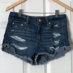 American Eagle distressed shorts